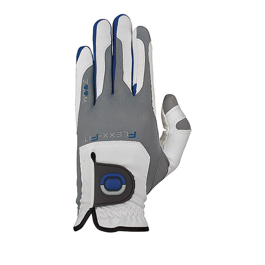 Zoom Glove Grip - White Silver Blue