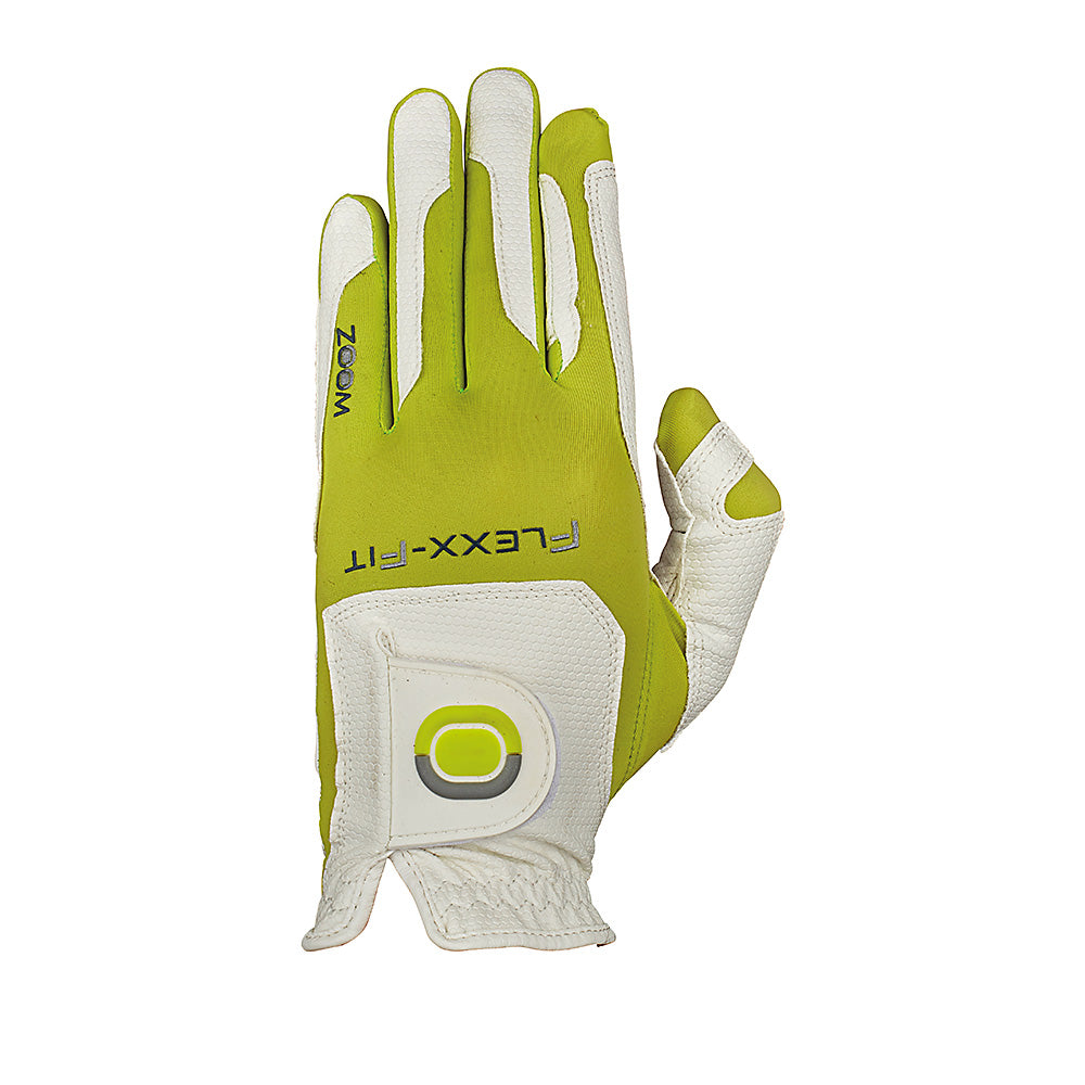Zoom Golf Glove Weather - White Lime